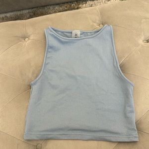 AS revival blue crop shirt medium